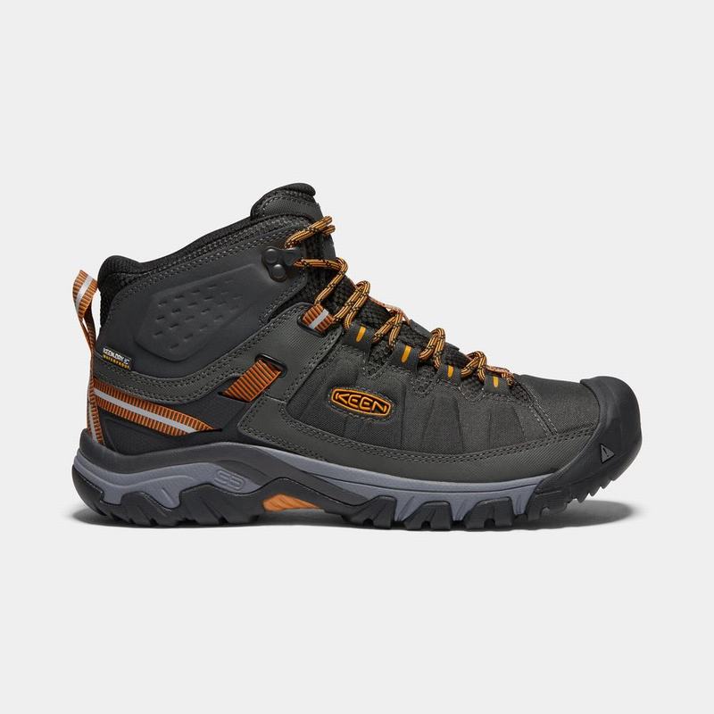 Keen Targhee Exp Waterproof Mid - Erkek Trekking Bot - Siyah/Altın - Türkiye (783091NTF)